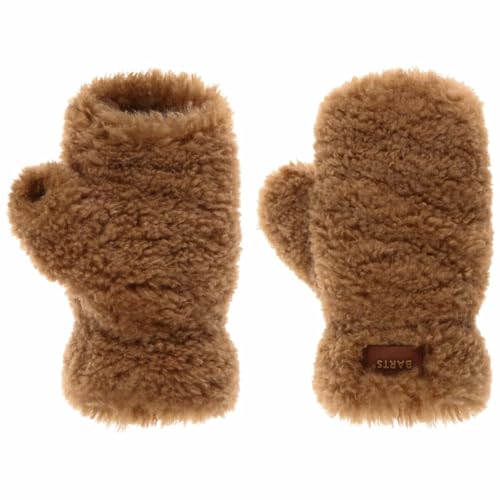 Barts Bantota Teddy guanti senza dita donna marrone pelliccia