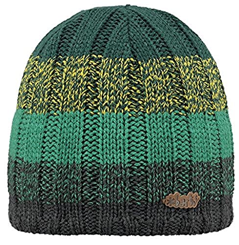 Barts Luca Beanie Cappello Bimbo Verde XS fodera pile