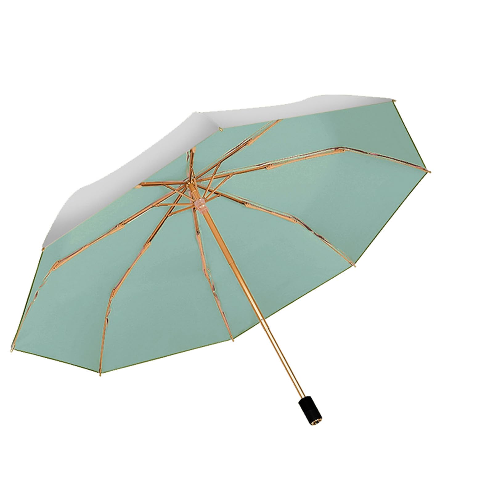 ThreeH Ombrello Rosa UPF 50+ Antipioggia Parasole 8 Stecche
