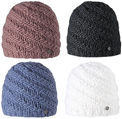 Barts Jade Beanie berretto donna grigio paraorecchie