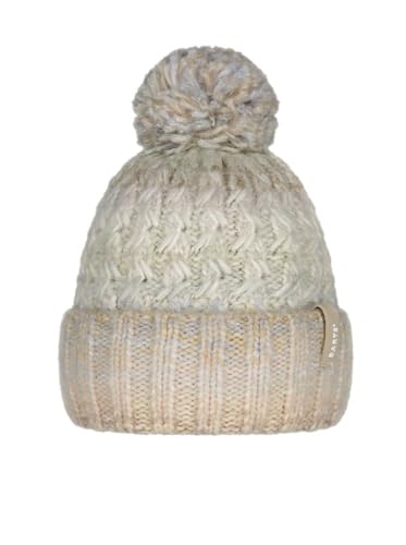 Barts Catbird beanie pompon arancia con fodera calda