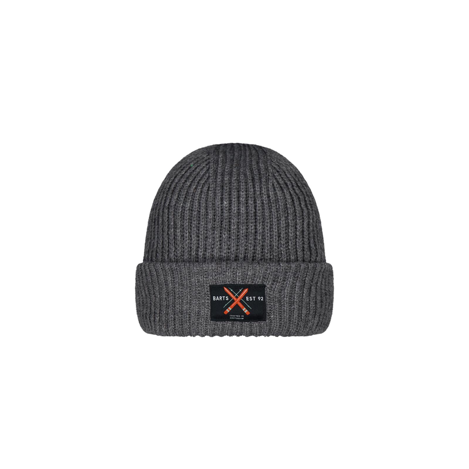 Barts Luuke Berretto Uomo Pile Grigio Dark Heather