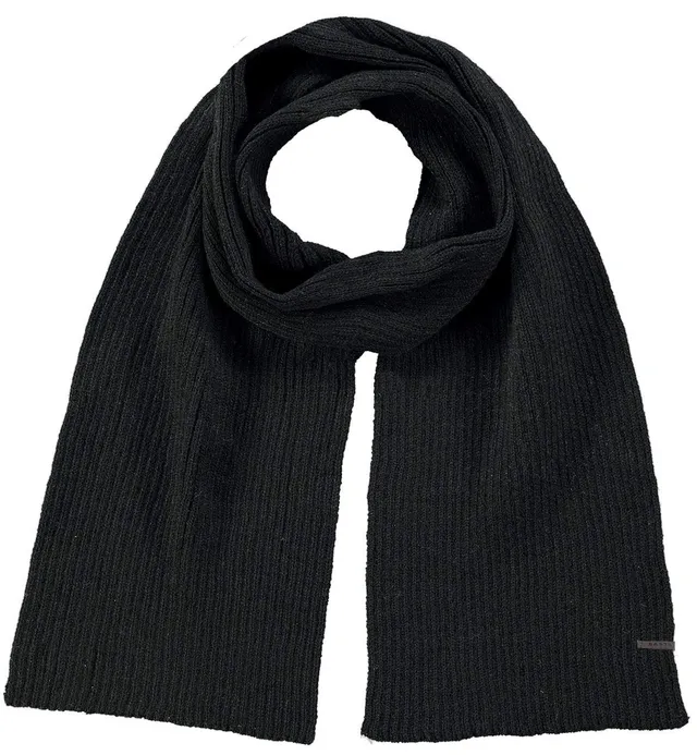 Barts Wilbert sciarpa invernale maglia nera calda unisex