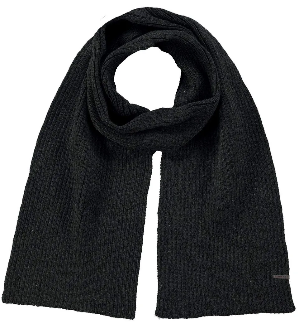 Barts Wilbert sciarpa invernale maglia nera calda unisex