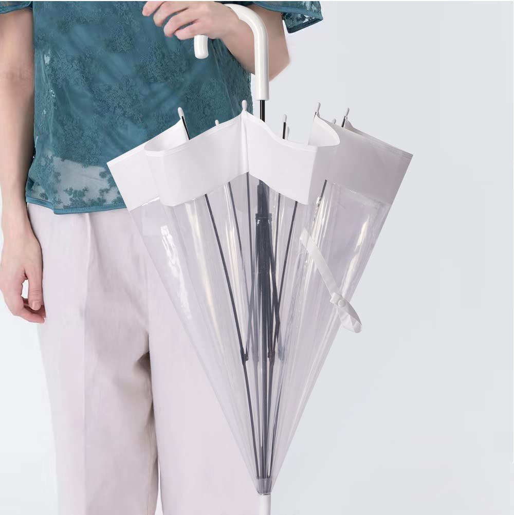 ThreeH Umbrellas grigio ombrello adulto trasparente automatico