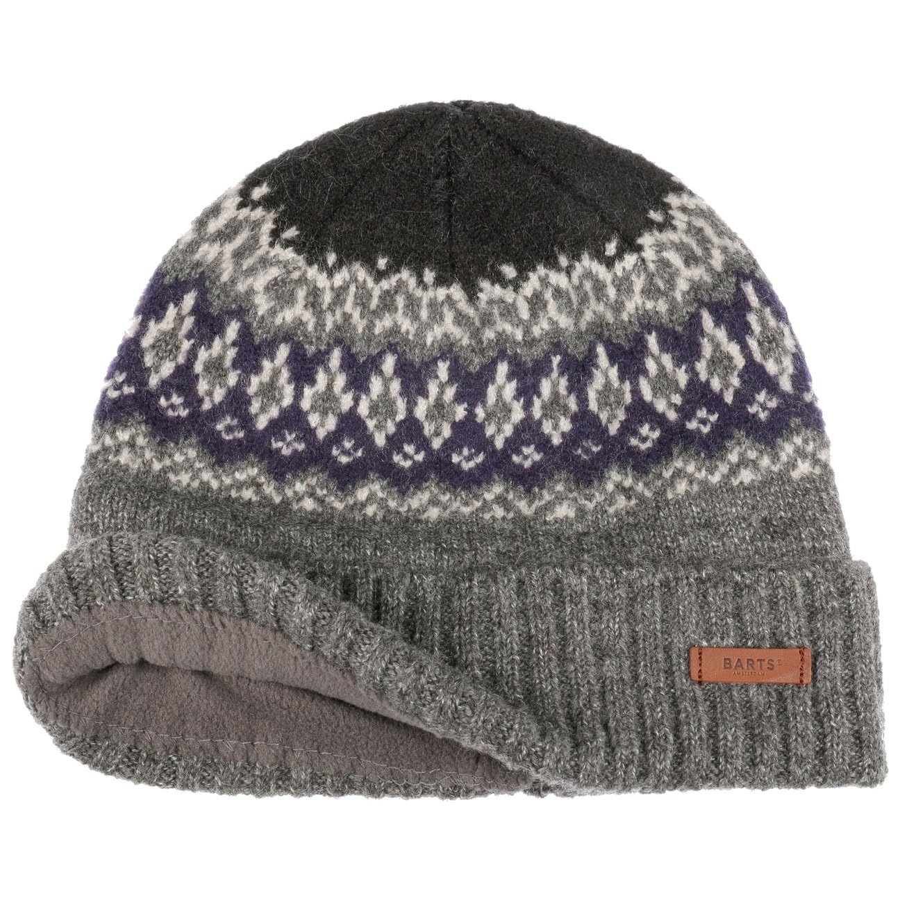 Barts Gregoris Beanie berretto sci pile motivo rombi unisex