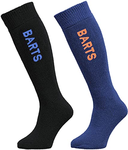 Barts Basic 2 Pack Calze Sci Bimbo Nere 23-26 Lana