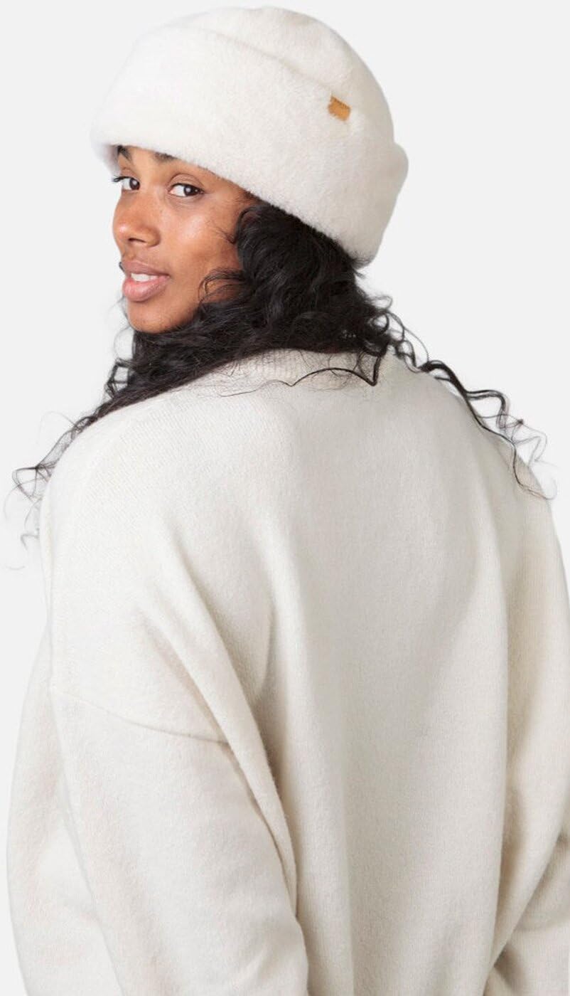 Barts Cherrybush Cappello Donna Avorio in Pelliccia Sintetica