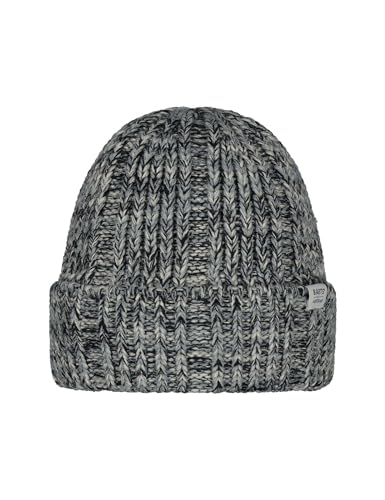 Barts Yffan Beanie berretto uomo pile grigio scuro