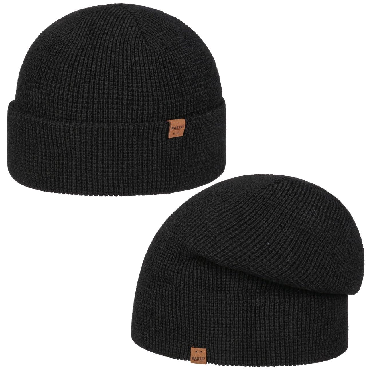 Barts Coler Beanie berretto unisex nero riciclato