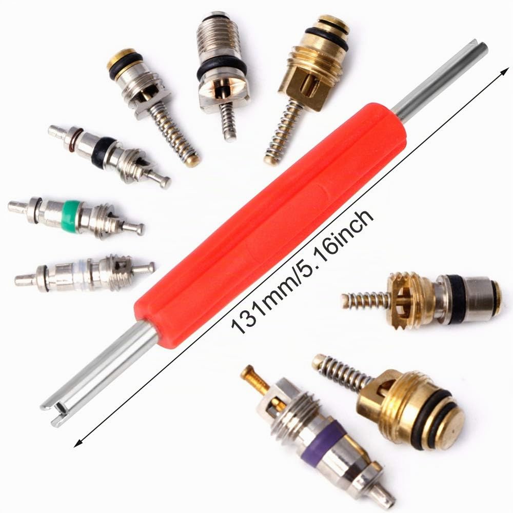 ThreeH 103 Pezzi Kit Nuclei Valvola R134A Auto con Estrattori
