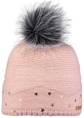 Barts Nerida Berretto Bimbo Grigio Pompon Pile