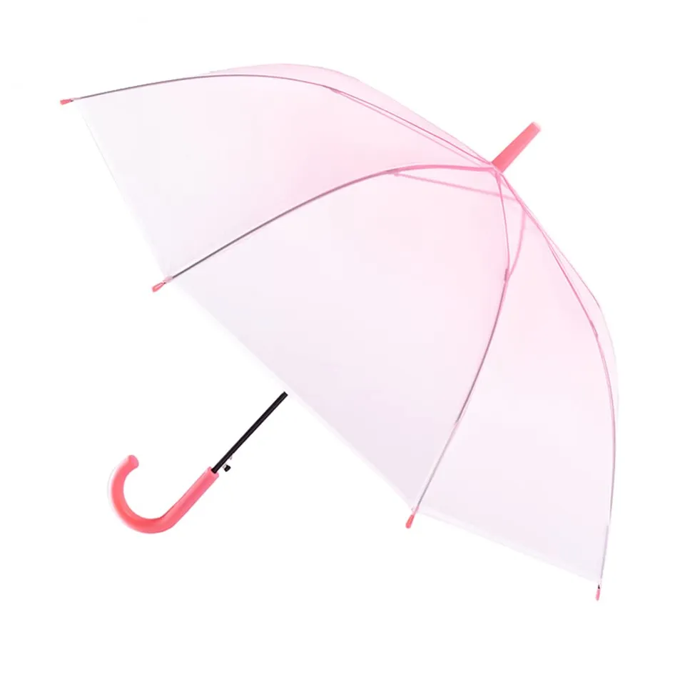 ThreeH Ombrello Bimbo Rosa Automatico Antivento Cupola