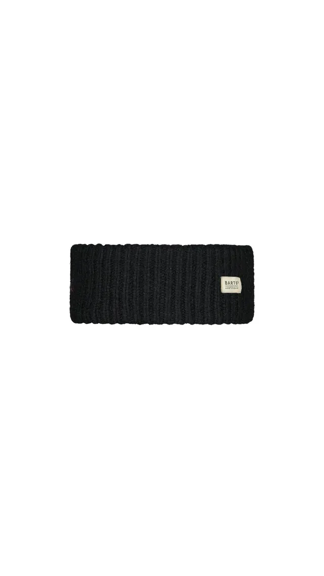 Barts Zias Fascia Capelli Nera Pile Taglia Unica Elastica