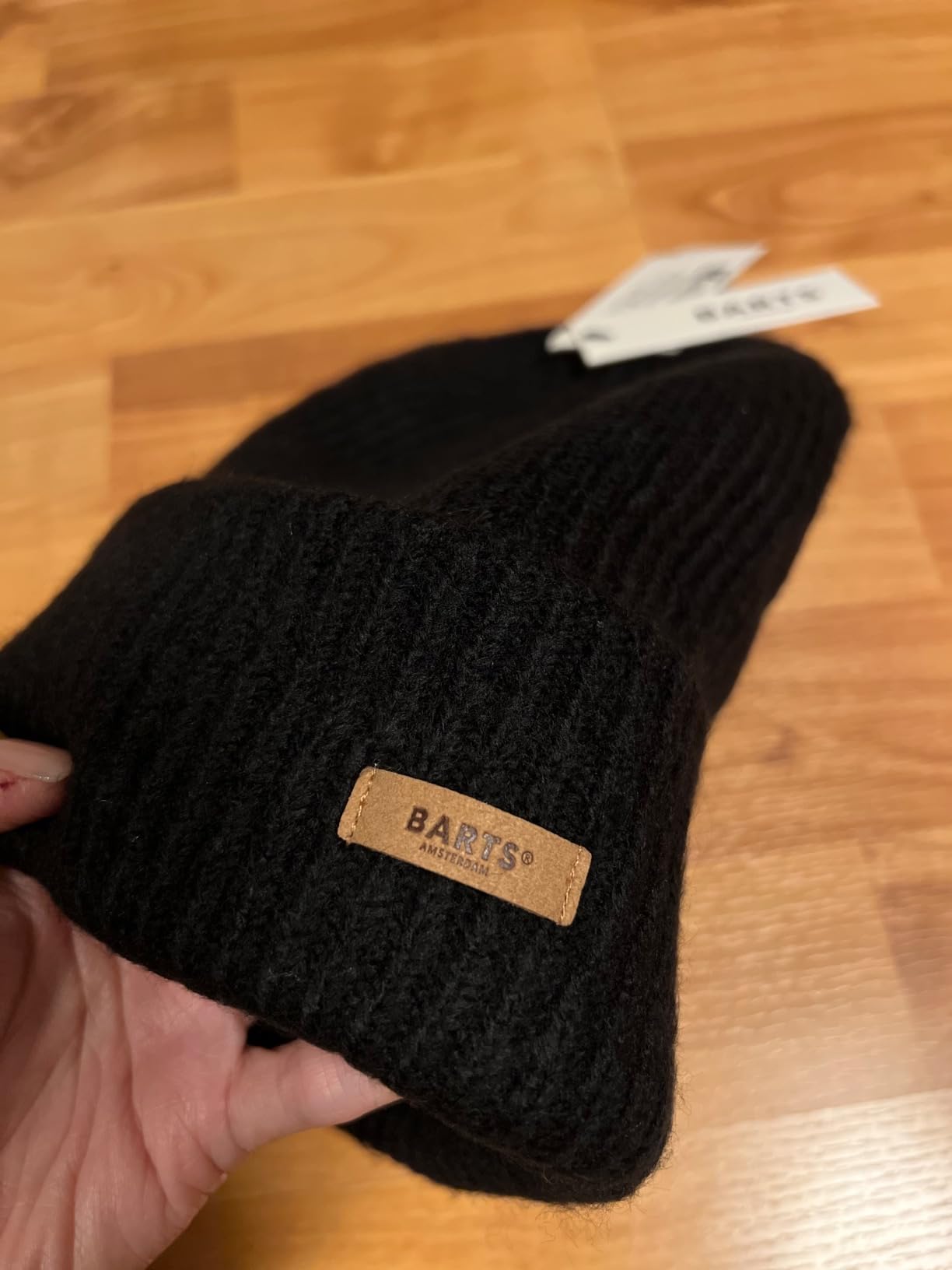Barts Witzia Beanie berretto donna nero taglia unica coste