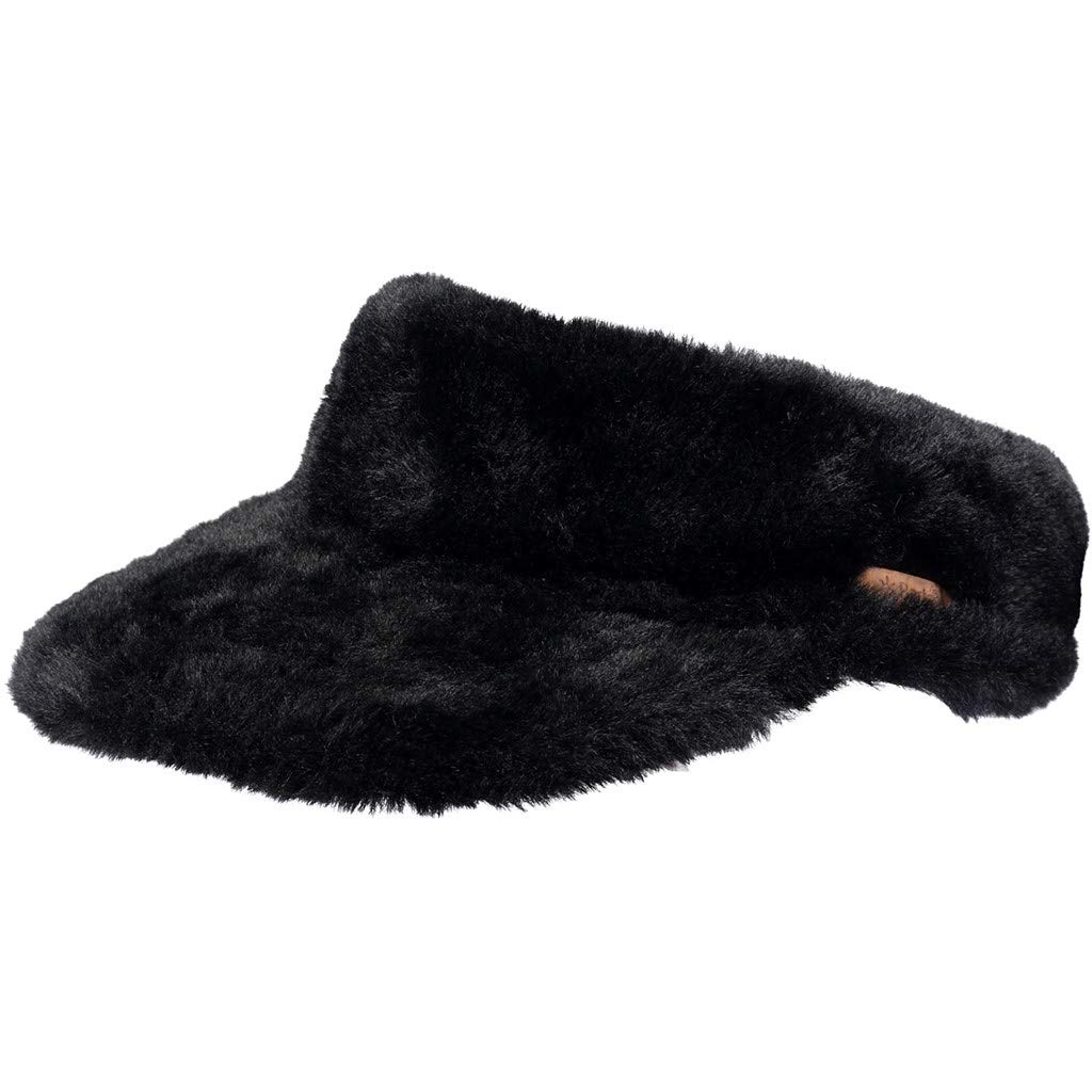 Barts Rebecca Visor visiera donna nera pelliccia eco
