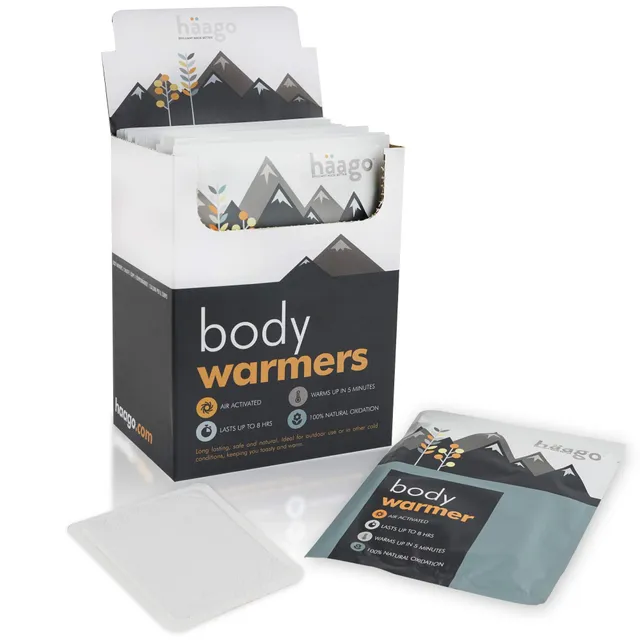 haago Body Warmers scaldamani corpo 10 ore 20 pezzi