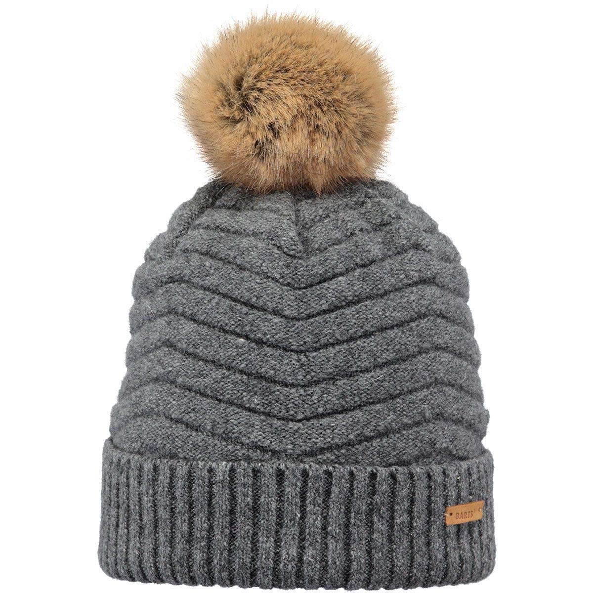 Barts Henriette Beanie Donna Grigio Alpaca Pompon