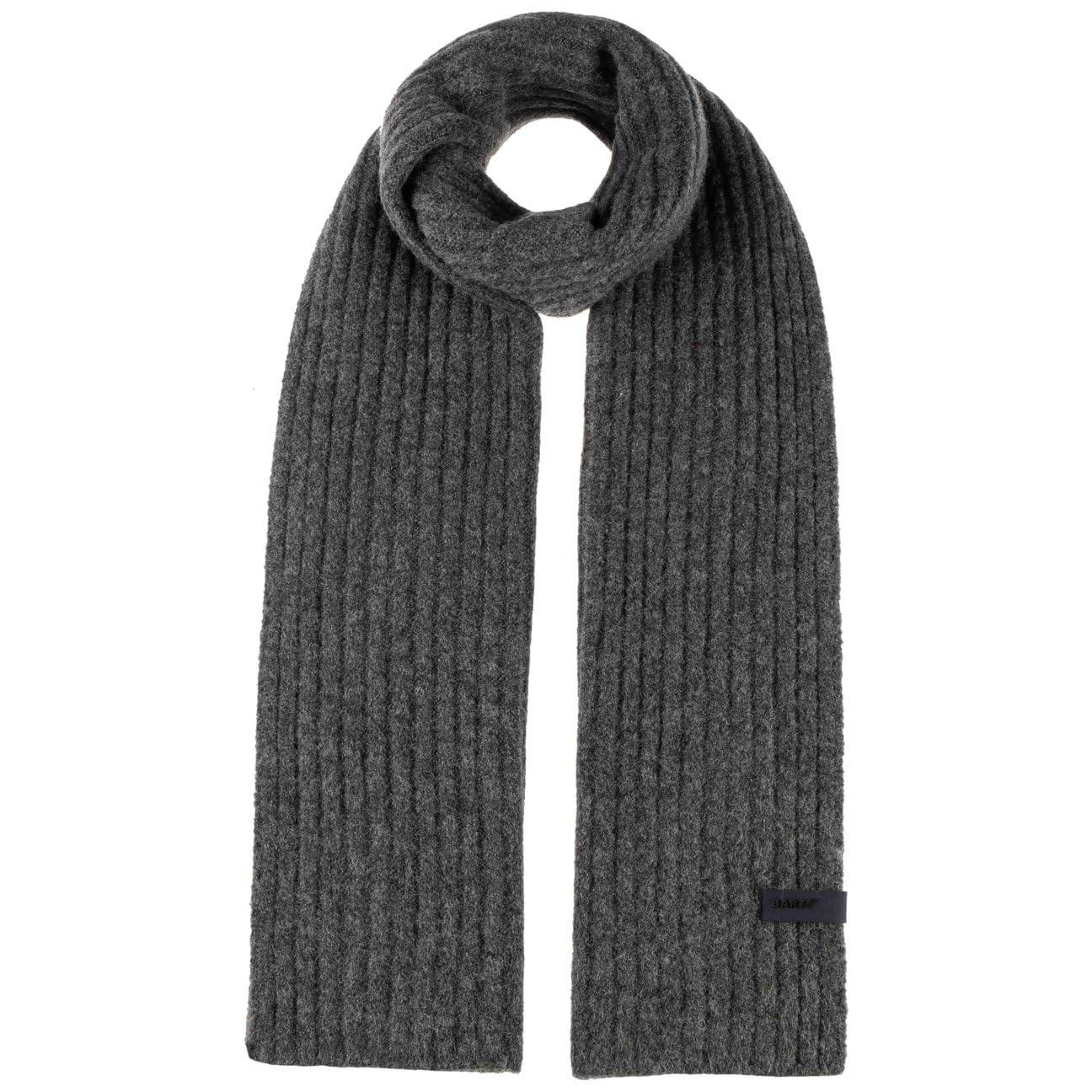 Barts Banxs sciarpa a maglia beige lana invernale