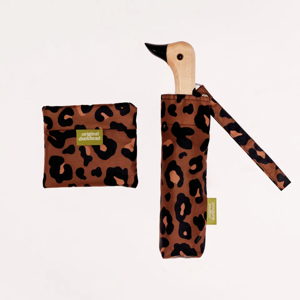 Original Duckhead Rainy Day Sets Leopard Bundle set antipioggia leopardato