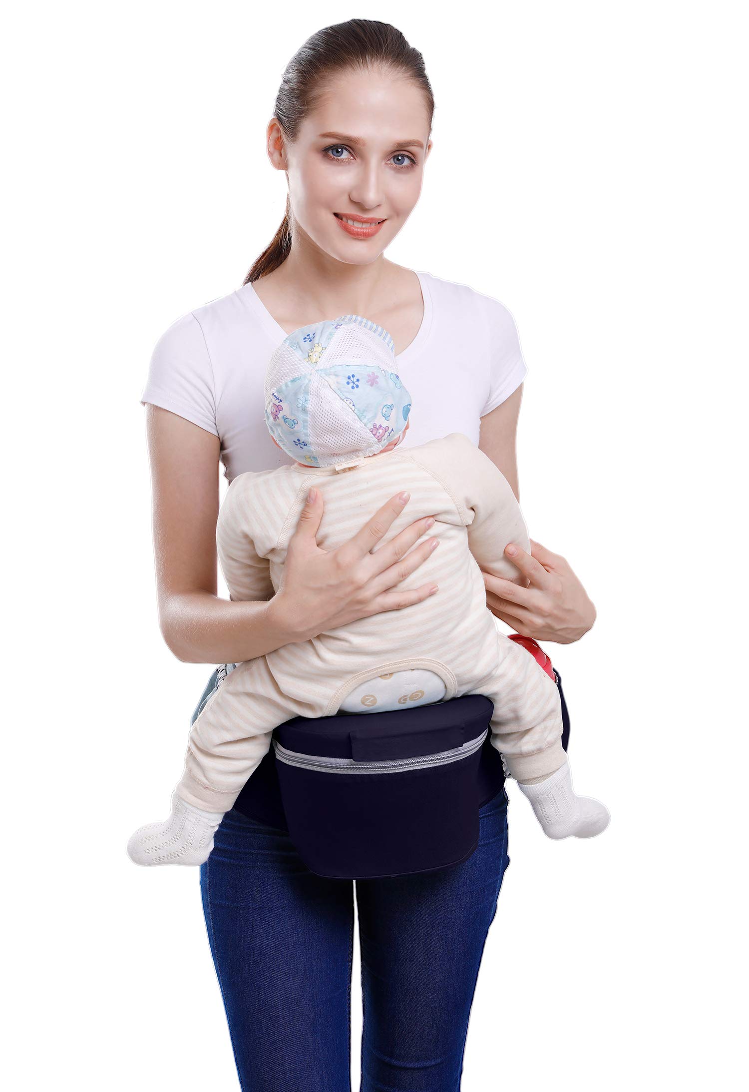 ThreeH BC27 Marsupio Vita Blu Marina Militare 20 Kg