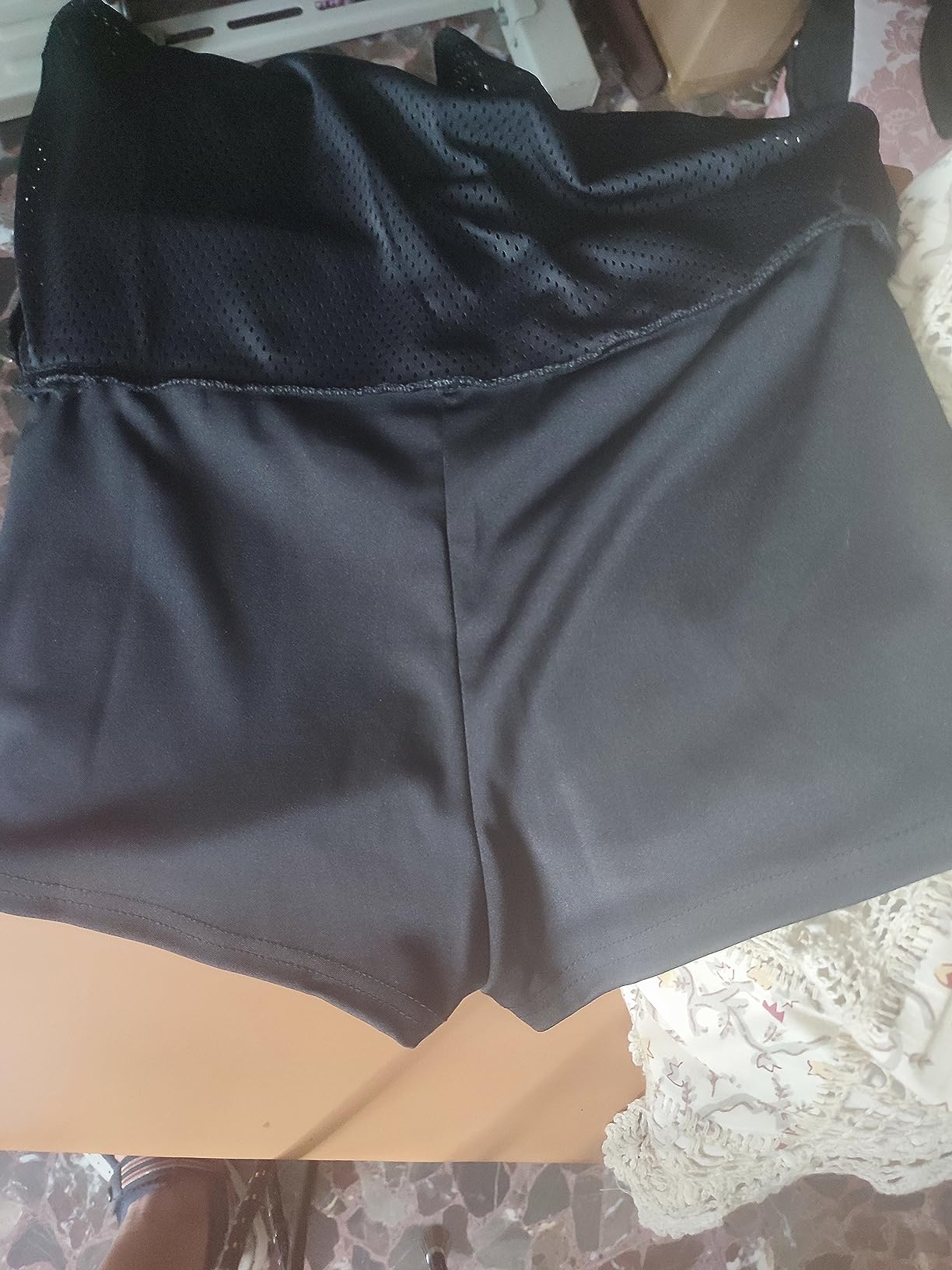 ThreeH Gonna Tennis Donna Pieghettata con Short Traspirante