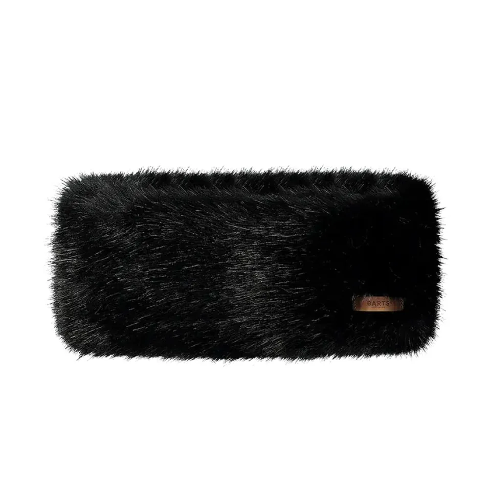 Barts Fascia Donna Pelliccia Nera Pile Taglia Unica