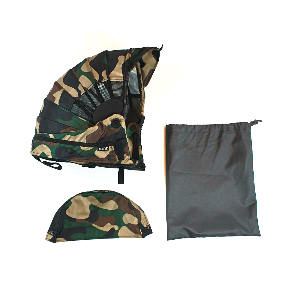 Oxaz Pack Continental cappuccio impermeabile kit base