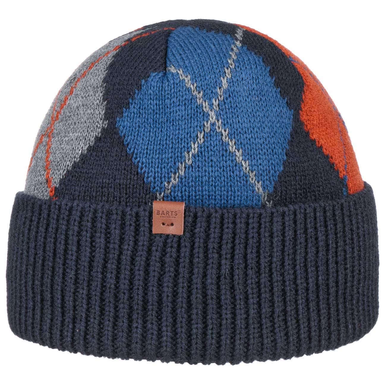 Barts Guer Berretto Uomo Blu Tartan