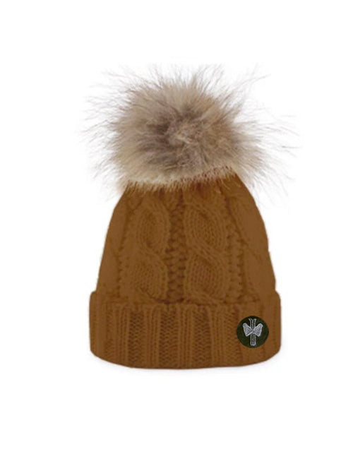 Pipolaki Calgary berretto pompon nero donna caldo