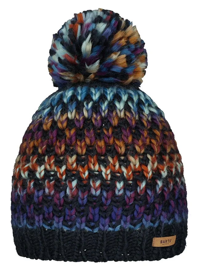 Barts Nicole Beanie berretto donna navy pompon