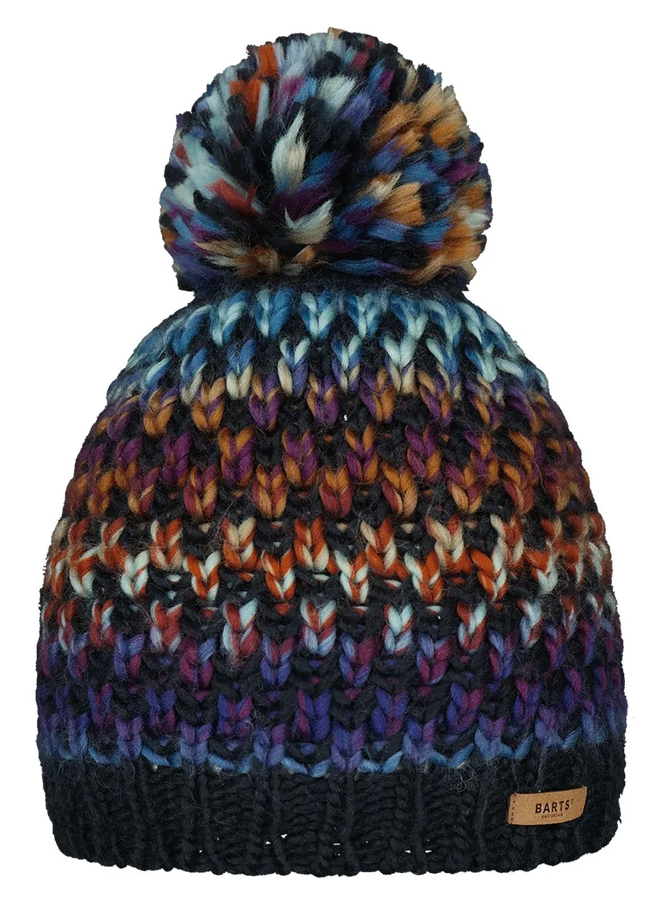 Barts Nicole Beanie berretto donna navy pompon