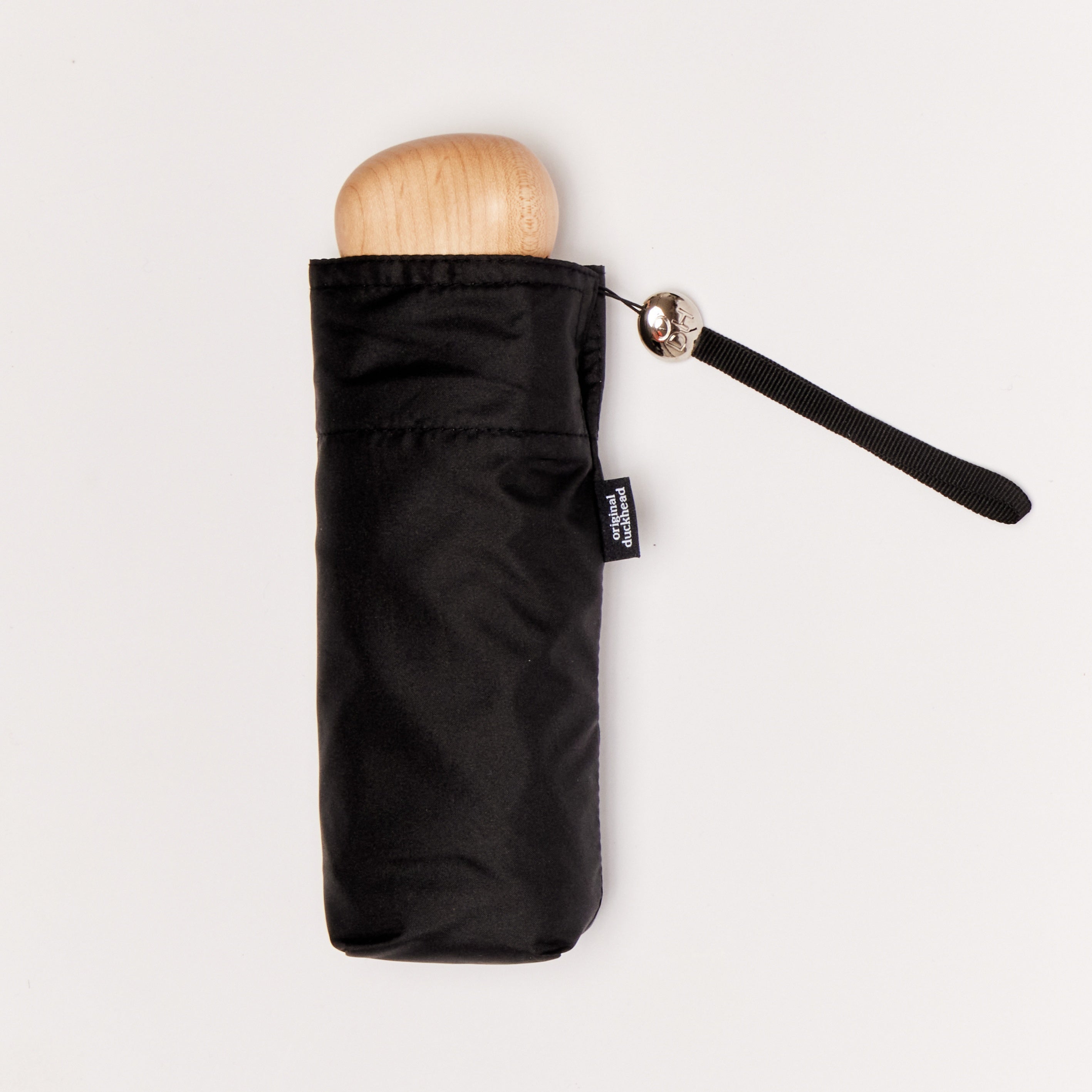 Original Duckhead The Mini Ombrello Pieghevole Nero Antipioggia