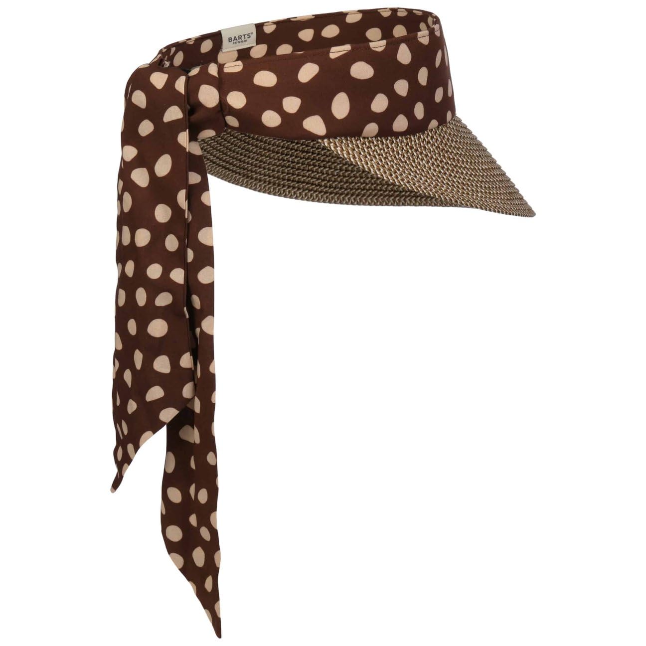 Barts Wupsder Visor visiera paglia marrone beige regolabile