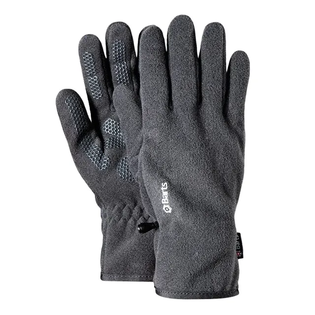 Barts Fleece Guanti Unisex Adulto Grigio Heather Grey