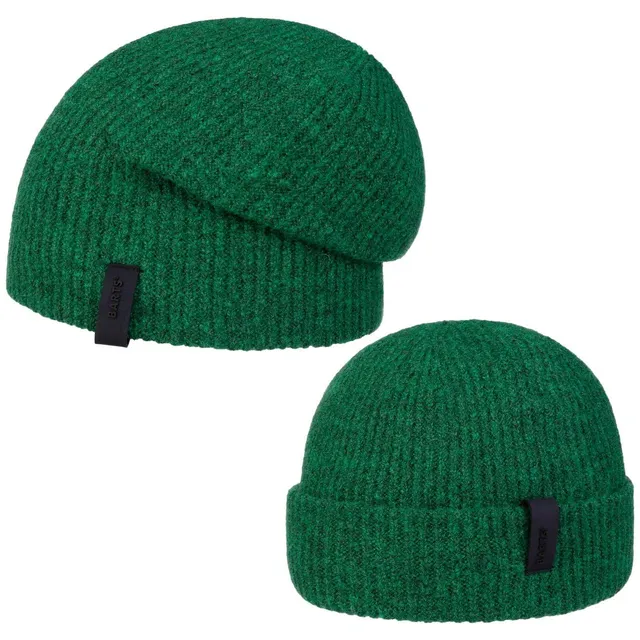 Barts Rhodoz berretto beanie verde invernale risvolto