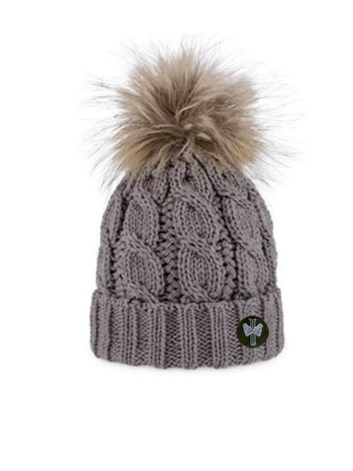 Pipolaki Calgary berretto pompon nero donna caldo
