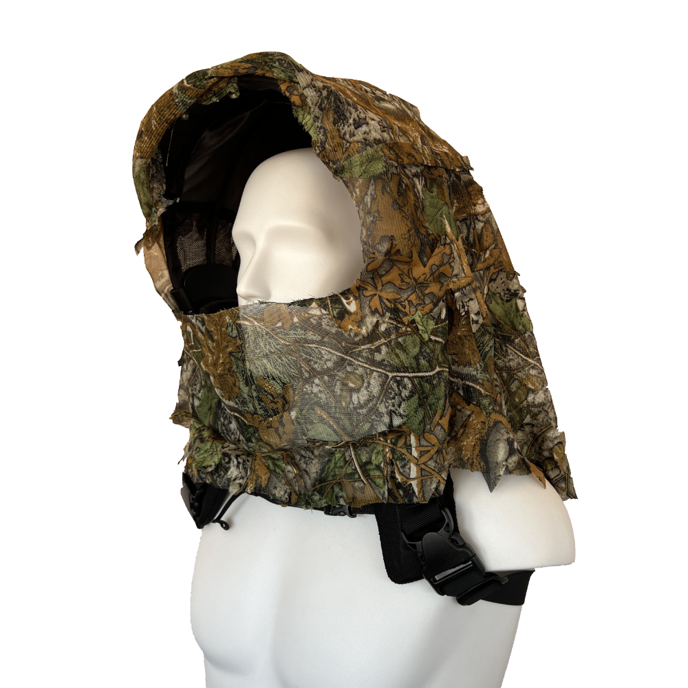 Oxaz Sur-capuche Overcap Cappuccio Mimetico 3D Foresta