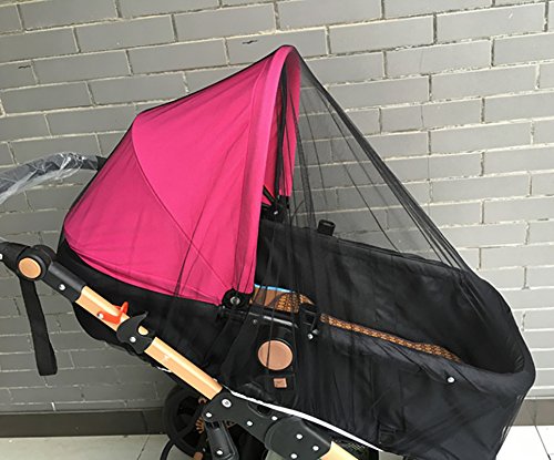 ThreeH BX07 Zanzariera Passeggino Universale Nera 150 cm