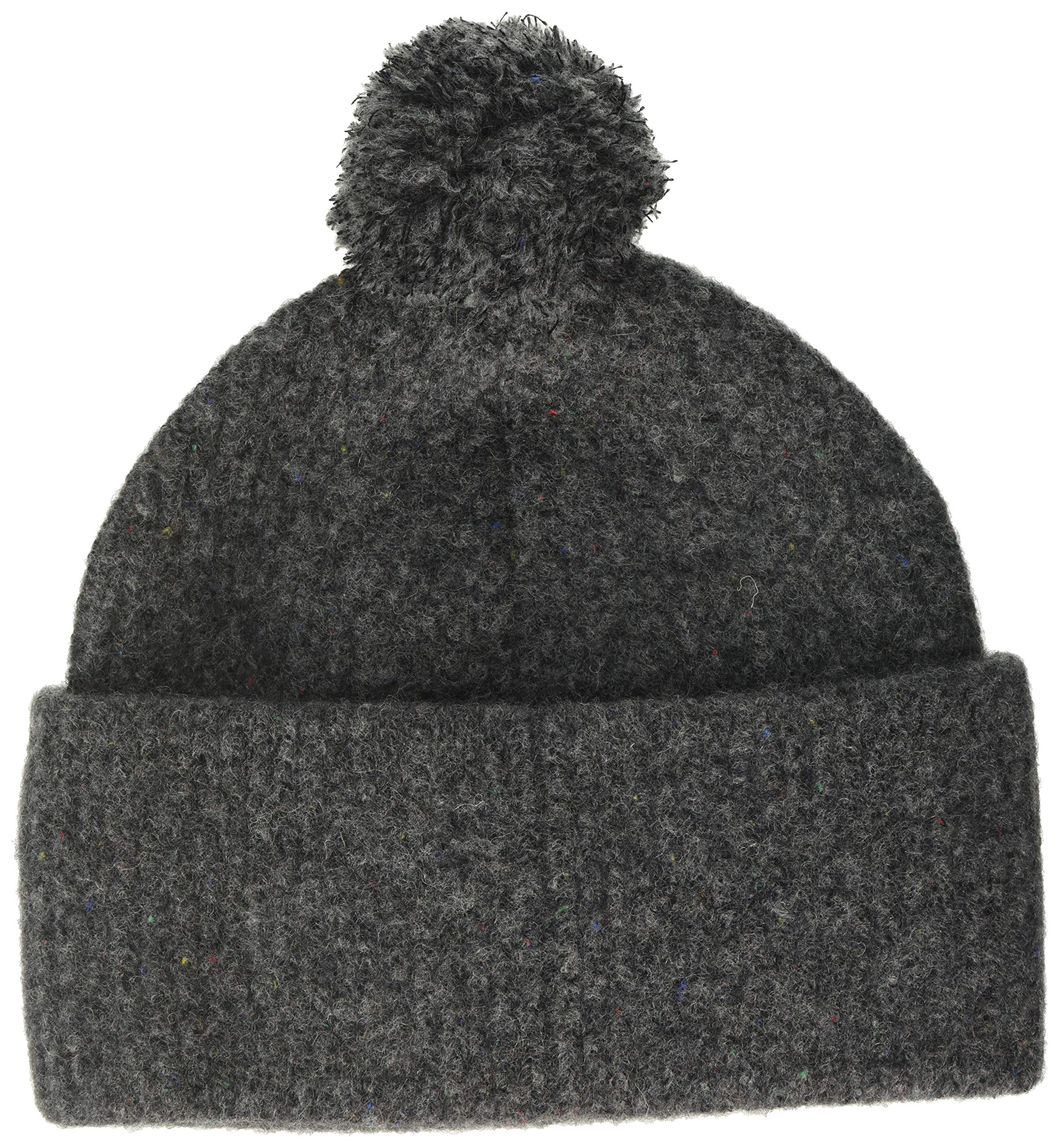 Barts Neluma Berretto Donna Grigio con Pompon Lana Yak
