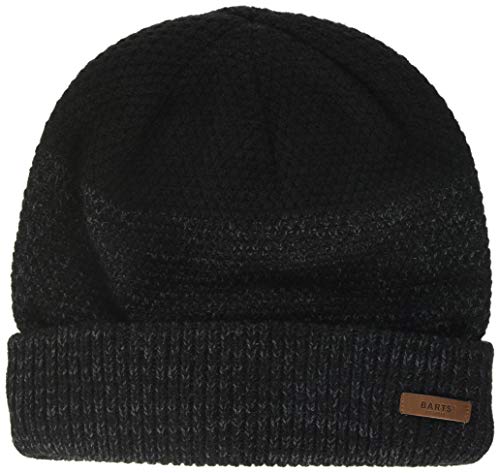 Barts Ail Berretto Uomo Nero Double-Face Riciclato