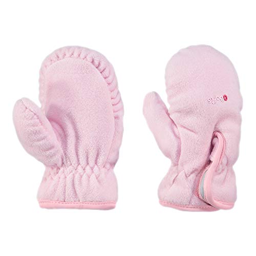 Barts Fleece Mitts muffole neonato rosa pile