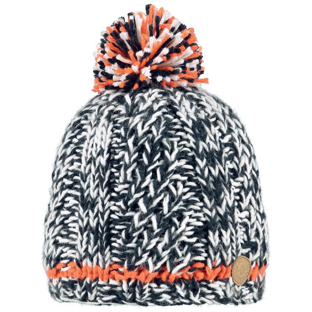 Barts Erfan Berretto Bimbo 53 Azzurro Corallo con Pompon