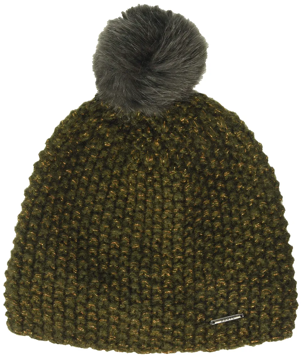 Barts Ymaja Beanie berretto bimbo verde pompon pile