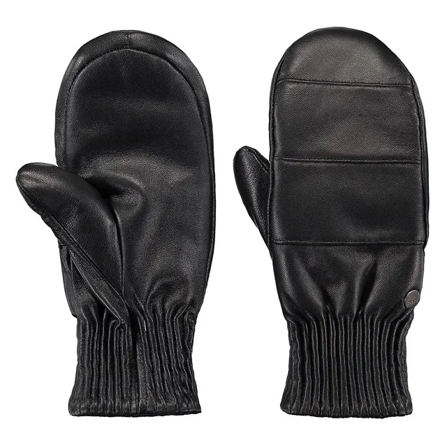 Barts Bailee Mitts guanti donna pelle con cerniera