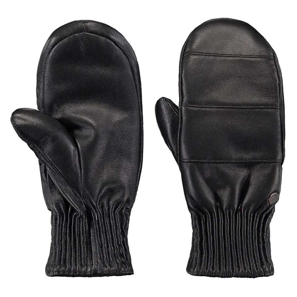 Barts Bailee Mitts guanti donna pelle con cerniera