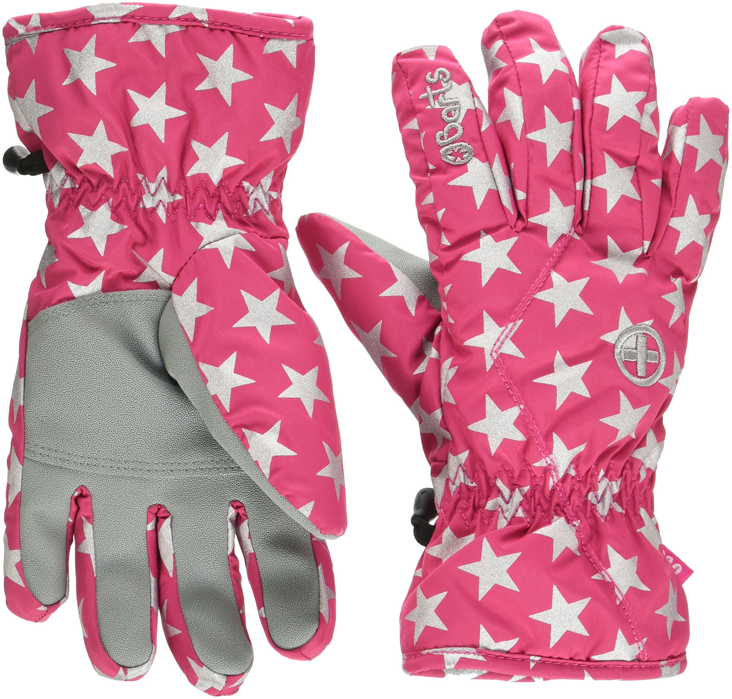 Barts Basic Skiglove Guanti Sci Bimbo Rosa Berry Stars 7