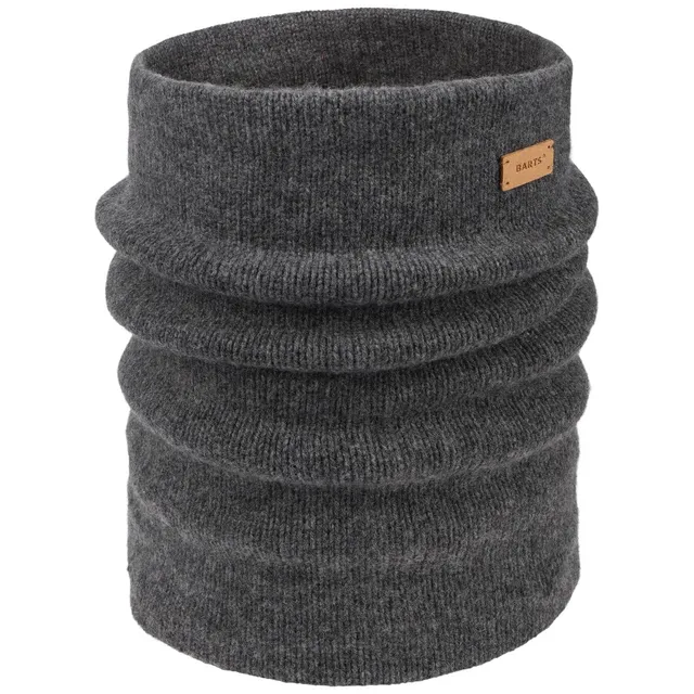 Barts Beladi Merino scaldacollo grigio scuro lana