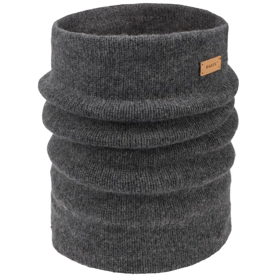Barts Beladi Merino scaldacollo grigio scuro lana