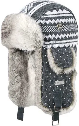 Barts Torino Kamikaze Print Berretto Grigio